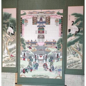 Chinese ancestor painting—Chinese Scroll Painting, Family Heritage & Remembrance