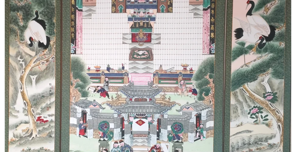 Chinese ancestor painting—Chinese Scroll Painting, Family Heritage & Remembrance